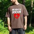 My Son Is A Doctor Shirt Proud Parents Graduation Men's Comfort Colors T-Shirt Espresso
