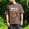 Sorry Got Plans Bigfoot Dad Humor Sasquatch Sayings Men's Comfort Colors T-Shirt Espresso