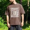 Straight Outta High School Shirt Graduation Idea Men's Comfort Colors T-Shirt Espresso