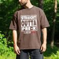 Straight Outta Pre-K Class Of 2018 Shirt Graduation Men's Comfort Colors T-Shirt Espresso