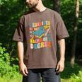 i Survived My Daughter's Bachelors Degree Groovy Graduation Men's Comfort Colors T-Shirt Espresso