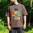 I Survived Kindergarten Graduation 2025 Graduate Boys Girls Men's Comfort Colors T-Shirt Espresso