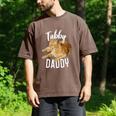 Tabby Daddy Cat Lover Saying Graphic Men's Comfort Colors T-Shirt Espresso