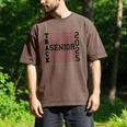 Track Senior Night Track Senior 2025 Graduation 60 Men's Comfort Colors T-Shirt Espresso