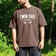 Twin Dad Est 2025 Father Of Twins New Daddy Father's Day Men's Comfort Colors T-Shirt Espresso