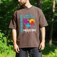 I Am Her Voice She Is My Heart Autism Awareness Daughter Dad Men's Comfort Colors T-Shirt Espresso