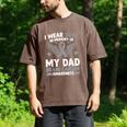 I Wear Gray In Memory Of My Dad Brain Cancer Awareness Men's Comfort Colors T-Shirt Espresso