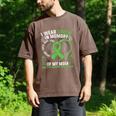 I Wear Green In Memory Of My Mom Bile Duct Cancer Awareness Men's Comfort Colors T-Shirt Espresso I Wear Green In Memory Of My Mom Bile Duct Cancer Awareness Men's Comfort Colors T-Shirt Espresso