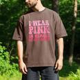 I Wear Pink In Memory Of My Aunt Breast Cancer Aunt Awarenes Men's Comfort Colors T-Shirt Espresso I Wear Pink In Memory Of My Aunt Breast Cancer Aunt Awarenes Men's Comfort Colors T-Shirt Espresso
