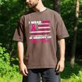 I Wear Pink In Memory Of My Mom Breast Cancer Awareness Premium Tri-Blend Men's Comfort Colors T-Shirt Espresso