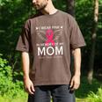 I Wear Pink In Memory Of My Mom Shirt Angel In Heaven Memory Men's Comfort Colors T-Shirt Espresso