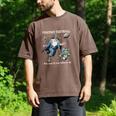 Wizard Dragon Fantasy Football Player Literal Dad Joke Men's Comfort Colors T-Shirt Espresso
