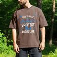 This Is What World's Greatest Dad Looks Like Father's Day Men's Comfort Colors T-Shirt Espresso