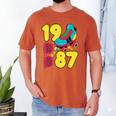 1987 Retro Raised In The 80s Old School Nostalgia Vibes Men's Comfort Colors T-Shirt Yam