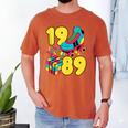 1989 Retro Raised In The 80s Old School Nostalgia Vibes Men's Comfort Colors T-Shirt Yam 1989 Retro Raised In The 80s Old School Nostalgia Vibes Men's Comfort Colors T-Shirt Yam