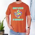 80s 90s Nostalgia Magic Cube Retro Party Costume Men's Comfort Colors T-Shirt Yam
