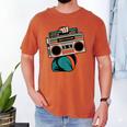 80s 90s Retro Party Costume Nostalgia Boombox Music Hip Hop Men's Comfort Colors T-Shirt Yam