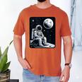Aesthetic Spaceman Astronaut On The Moon Space Introvert Men's Comfort Colors T-Shirt Yam