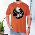 Astronaut Aesthetic Holding Moon Balloon Planets Introvert Men's Comfort Colors T-Shirt Yam