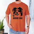 Aussie Dad Australian Shepherd Dog Dad For Men Men's Comfort Colors T-Shirt Yam