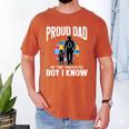 Autism Awareness For Proud Dad Support Autistic Kids Men's Comfort Colors T-Shirt Yam