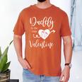 Baby Reveal Valentine Pregnancy Announce Daddy Shirt Men's Comfort Colors T-Shirt Yam