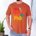 This Badass Has a PhD Doctor Graduation Men's Comfort Colors T-Shirt Yam