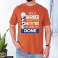 Barber Stylist Barber College Graduation Men's Comfort Colors T-Shirt Yam