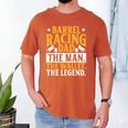 Barrel Racing Dad Horse Barrel Racer Men's Comfort Colors T-Shirt Yam