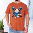 Baseball Drip Dad Father Day Birthday Group Matching Family Men's Comfort Colors T-Shirt Yam