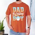 Baseball Ice Cream Drip Dad Of The Birthday Boy Baseball Men's Comfort Colors T-Shirt Yam