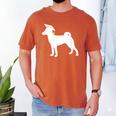 Basenji Graduation Dog Graduate Men's Comfort Colors T-Shirt Yam