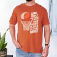 Basketball Mom Or Dad Basketball Parent Men's Comfort Colors T-Shirt Yam