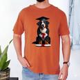 Bernese Mountain Dog Graduation Cap Graduate Training School For Men Women Girls Kids Men's Comfort Colors T-Shirt Yam