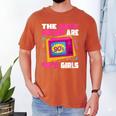 The Best Moms Are 90s Girls 90s Aesthetic Mom Nostalgia Men's Comfort Colors T-Shirt Yam