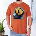 Bitcoin Human Brain Memory Clever Smart Intelligence Men's Comfort Colors T-Shirt Yam