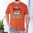 My Book Club Reads Between The Wines Men's Comfort Colors T-Shirt Yam