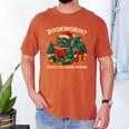 Book Dragon Christmas Reading For Fantasy Lovers Men's Comfort Colors T-Shirt Yam Book Dragon Christmas Reading For Fantasy Lovers Men's Comfort Colors T-Shirt Yam
