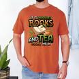 Bookworm If It Involves Books And Tea Lover Reading Premium Tri-Blend Men's Comfort Colors T-Shirt Yam