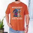 Bookworm Please I'm A Book Dragon Blue Dragon Men's Comfort Colors T-Shirt Yam
