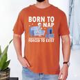 Born To Nap Forced To Exist Lazy Skeleton Couch Introverts Men's Comfort Colors T-Shirt Yam Born To Nap Forced To Exist Lazy Skeleton Couch Introverts Men's Comfort Colors T-Shirt Yam
