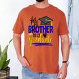My Brother Is A Graduate Shirt Matching Family Graduation Men's Comfort Colors T-Shirt Yam