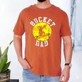 Bucket Dad Softball Dad Baseball Father's Coach Men's Comfort Colors T-Shirt Yam