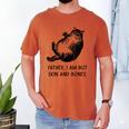 Cat Father I Am But Skin And Bones Cat Dad Meme Humor Men's Comfort Colors T-Shirt Yam