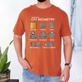 Cat Geometry Math Cat For Cat Dad Cat Mom Kids Men's Comfort Colors T-Shirt Yam