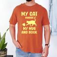 My Cat Guards My Mug And Book Humor Cats Premium Tri-Blend Men's Comfort Colors T-Shirt Yam My Cat Guards My Mug And Book Humor Cats Premium Tri-Blend Men's Comfort Colors T-Shirt Yam