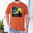 Cat Starry Night Van Gogh Cat For Cat Lover Cat Mom Cat Dad Men's Comfort Colors T-Shirt Yam Cat Starry Night Van Gogh Cat For Cat Lover Cat Mom Cat Dad Men's Comfort Colors T-Shirt Yam