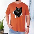 Cat Torn Cloth For Cat Lover Cat Dad Cat Mom Men's Comfort Colors T-Shirt Yam
