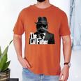 The Catfather Fathersday Best Birthday Cat Dad Men's Comfort Colors T-Shirt Yam
