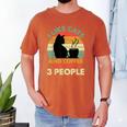 Cats Coffee & 3 People Tee Cute Font Introvert Humor Men's Comfort Colors T-Shirt Yam Cats Coffee & 3 People Tee Cute Font Introvert Humor Men's Comfort Colors T-Shirt Yam